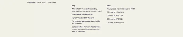 Ditto – CSR & Compliance with AI | Multiply Real Impact - Landing design inspiration