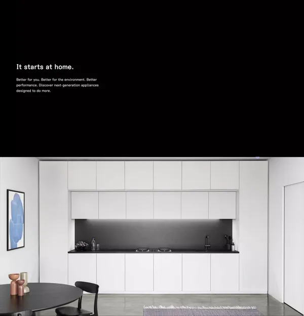 Impulse: Battery-Integrated Home Appliances - Landing design inspiration