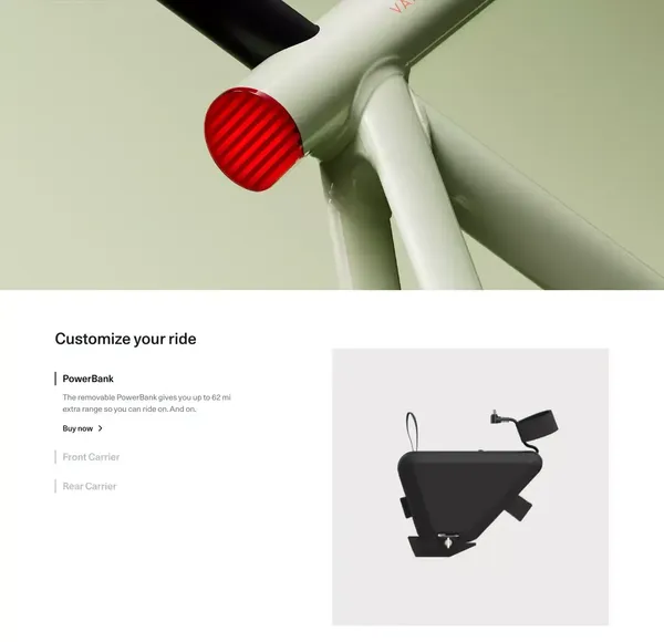VanMoof S4 | VanMoof - Landing design inspiration