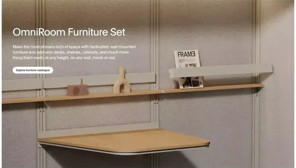 Modular room-in-room system flexible office future | OmniRoom by Mute - Landing design inspiration