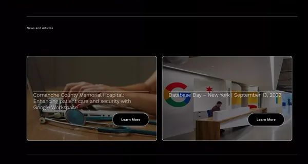 66degrees | Google Cloud Partner - Landing design inspiration