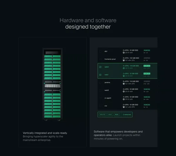 Oxide - Landing design inspiration