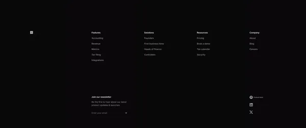 Quanta - Real-time accounting, purpose-built for software companies. - Landing design inspiration