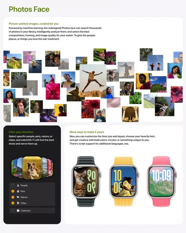 watchOS 11 Preview - Apple - Landing design inspiration