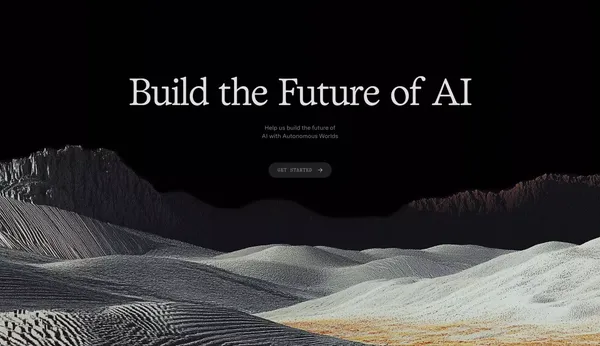 AWE | Opening the Portal to Autonomous Worlds - Landing design inspiration