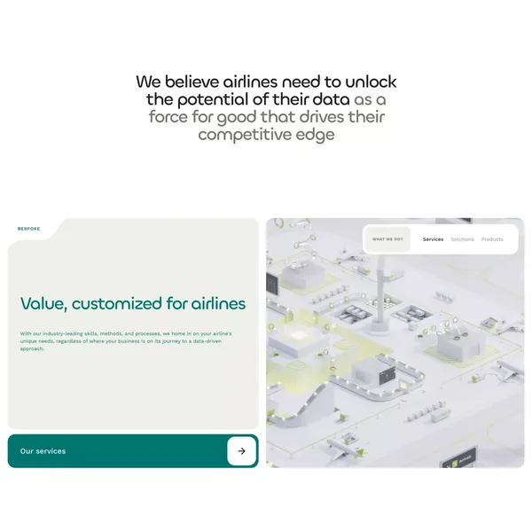 Transforming Aviation with Data Science and AI Innovation - Landing design inspiration