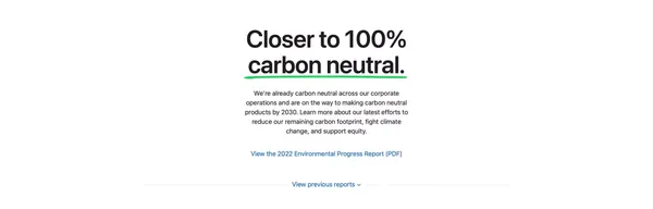 Environment - Apple - Landing design inspiration