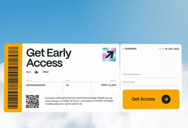 Runway Financial - Landing design inspiration