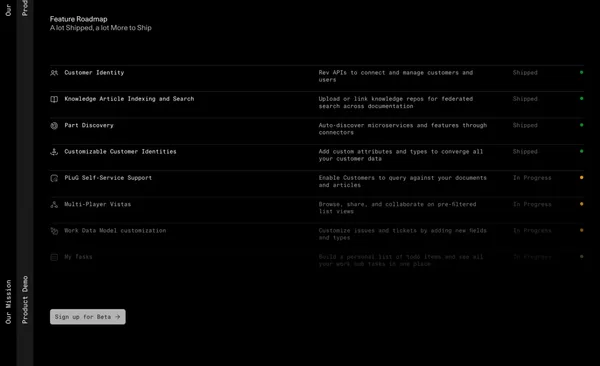 DevRev - Landing design inspiration