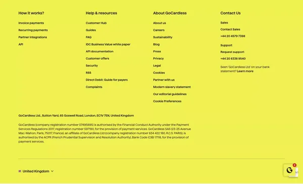 Online Payment Processing Solution | GoCardless - Landing design inspiration