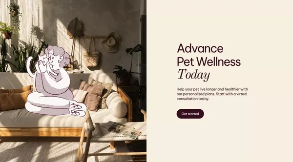Rapamycin for Cats and Dogs: Prescription Pet Longevity Solutions for a Healthier, Longer Life - Landing design inspiration