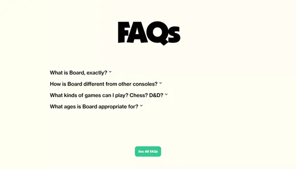 Board - Landing design inspiration
