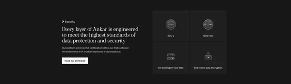 Ankar AI - Landing design inspiration