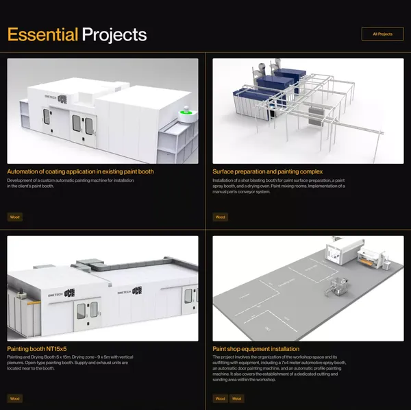 OneTech - Landing design inspiration