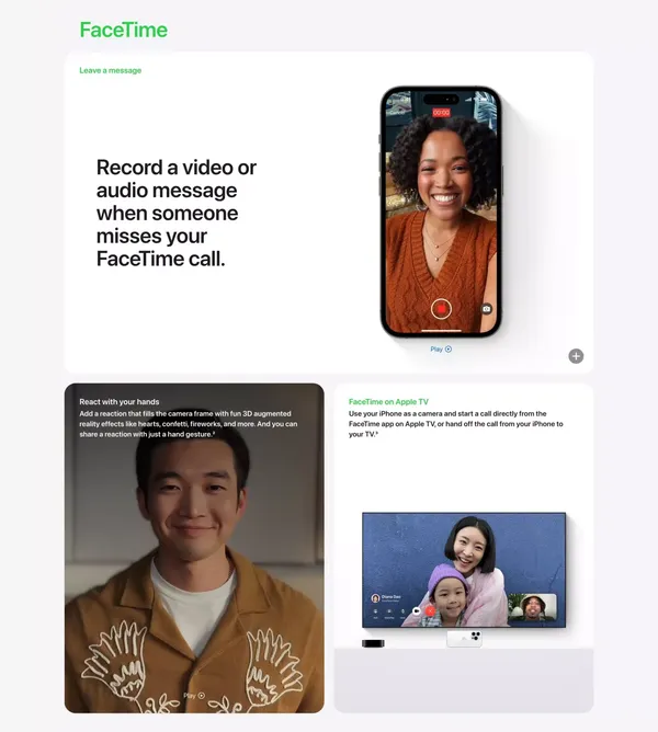 iOS 17 Preview - Apple - Landing design inspiration
