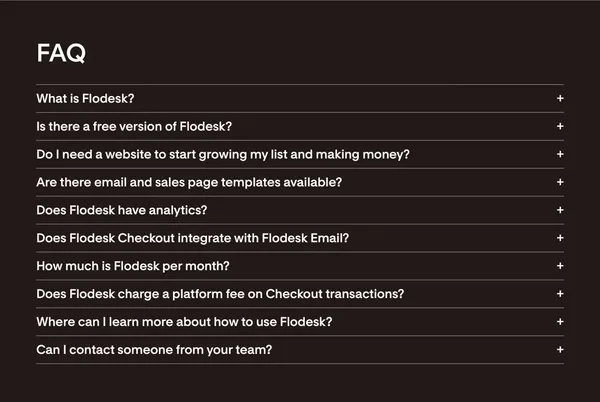 Flodesk | Design emails people love to open. Sell online. - Landing design inspiration