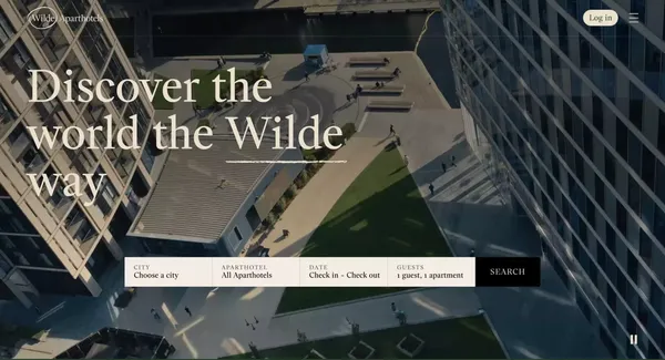 Wilde Aparthotels - Apartment freedom, Hotel comforts - Landing design inspiration