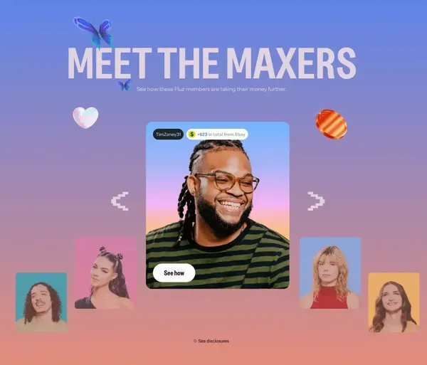 Fluz – Maximize Your Money - Landing design inspiration