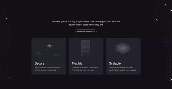 Privy - Wallet infrastructure, built for scale. - Landing design inspiration