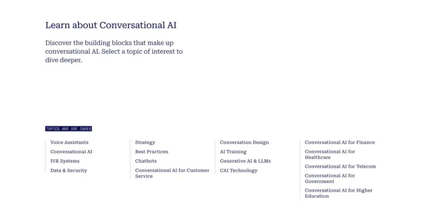 Conversation Design Institute | CDI Academy - Landing design inspiration