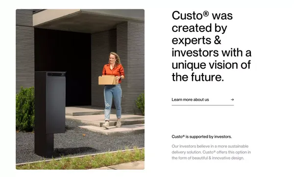 Custo: Bringing the world to your doorstep. - Landing design inspiration
