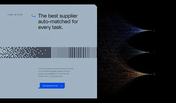 The Grid - Landing design inspiration
