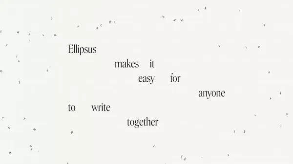 Ellipsus - Write better together - Landing design inspiration