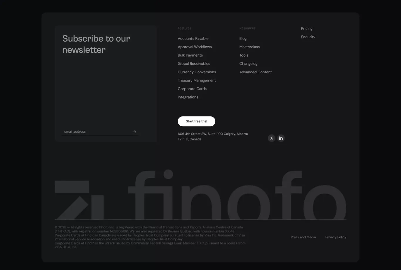 Footer