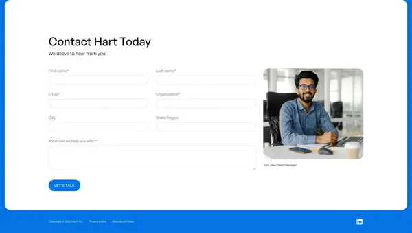 Hart | Better Healthcare Data for Better Healthcare Outcomes - Landing design inspiration