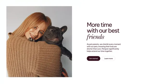 Rapamycin for Cats and Dogs: Prescription Pet Longevity Solutions for a Healthier, Longer Life - Landing design inspiration