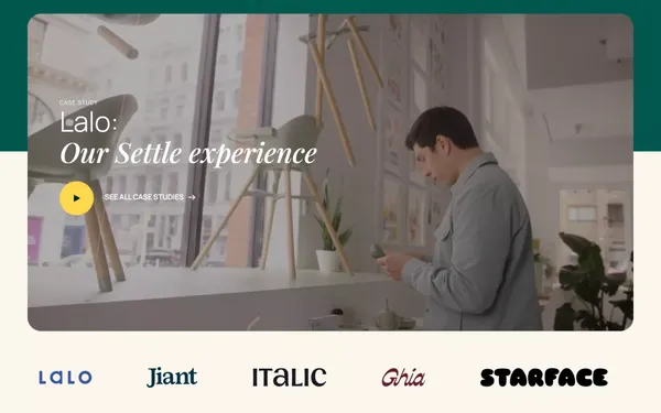 Tame your cash flow workflow - Landing design inspiration