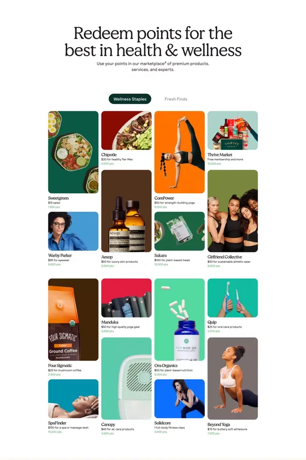 Ness: The Card That Keeps You Healthy - Landing design inspiration