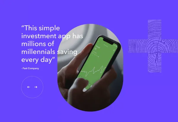 Acorns - Invest, Earn, Grow, Spend, Later | Acorns | Acorns - Landing design inspiration