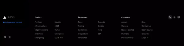 Vercel: Develop. Preview. Ship. For the best frontend teams - Landing design inspiration