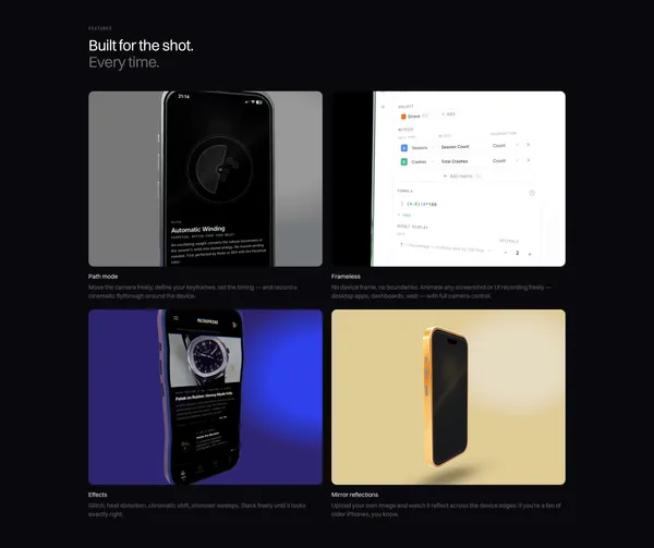 Dropshot — 3D Mockups & Product Videos - Landing design inspiration