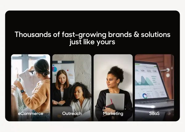 Add video commerce to your site with 1 click | Tolstoy - Landing design inspiration