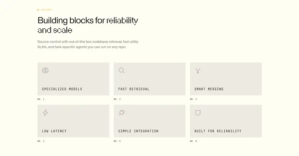 Relace - AI Models & Infrastructure for Coding Agents | Fast Code Generation - Landing design inspiration