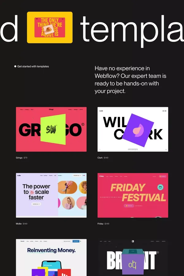 FixFlow — Reliable, premium, and creative customizations for your Webflow projects and templates - Landing design inspiration