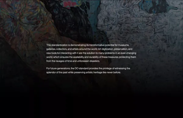 Digital Original™: The New Era of Art is Digital - Landing design inspiration