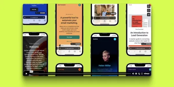 Wayto.me — Simply the easiest website builder - Main - Landing design inspiration