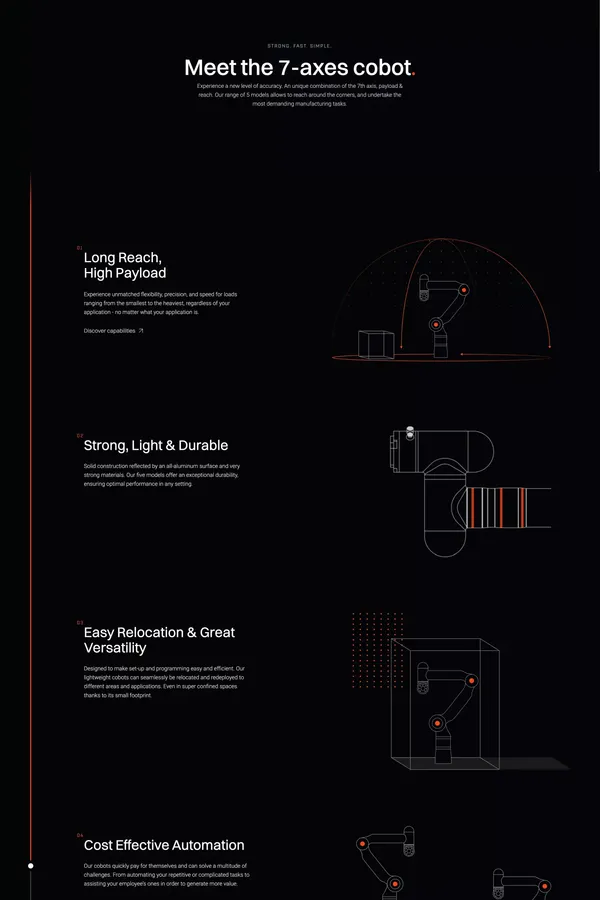 Collaborative Robot Manufacturer Company | Kassow Robots - Landing design inspiration