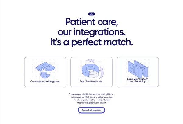 Impilo | Remote Patient Monitoring Devices - Landing design inspiration