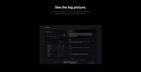 Fey: Make better investments. - Landing design inspiration