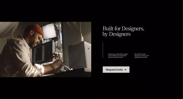 Introducing Stills: A new way for contributors to license photos. - Landing design inspiration