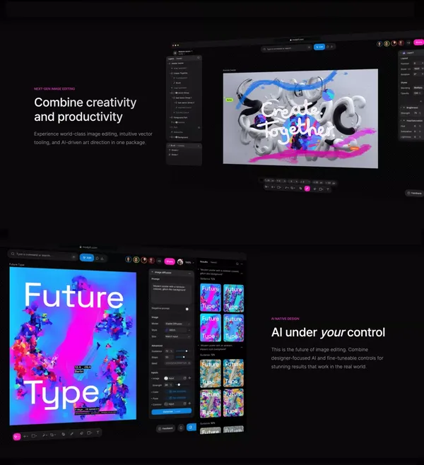 Modyfi - Create. Together. - Landing design inspiration