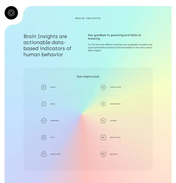 brain.space - Landing design inspiration