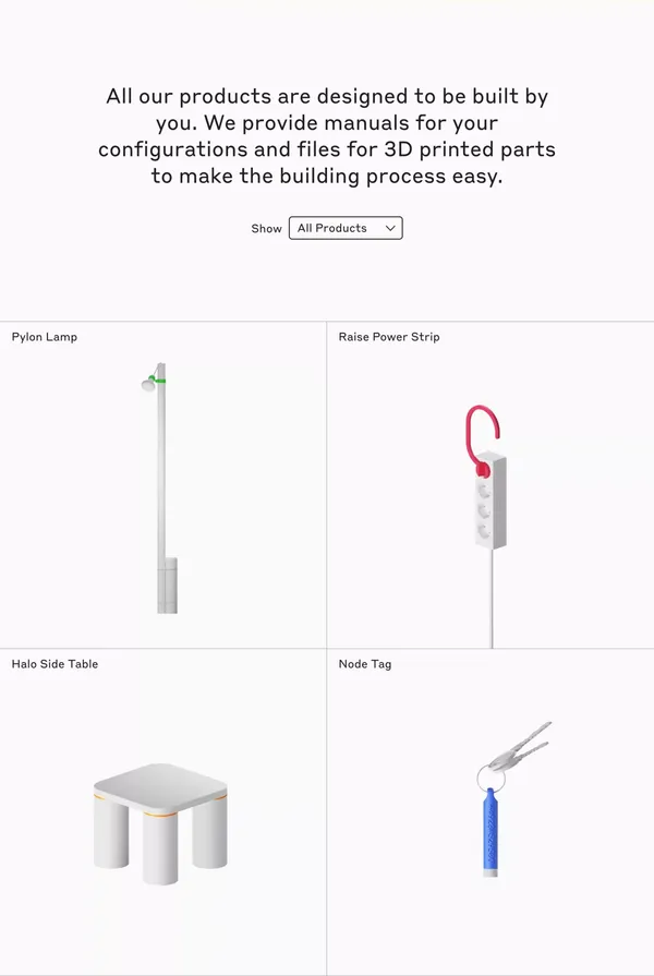 1×1 Systems - Landing design inspiration