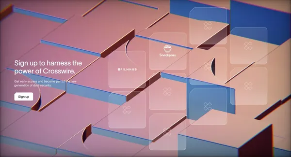 Crosswire - Landing design inspiration