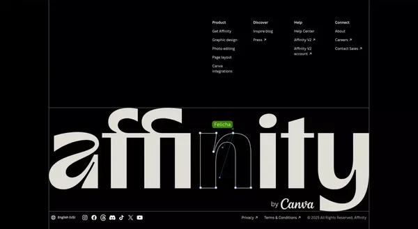Affinity | Professional Creative Software, Free for Everyone - Landing design inspiration