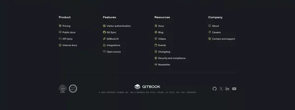 GitBook - Landing design inspiration